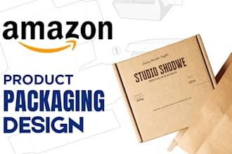 do packaging design, mailer box, box design, and amazon packaging design