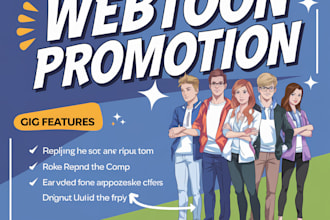 promote your webtoon manga webcomic comic tapas promotion