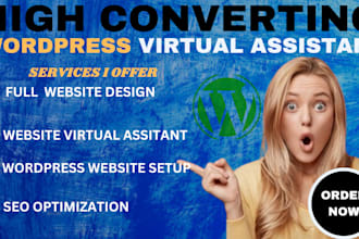 be your virtual assistant wordpress help wordpress va wordpress support