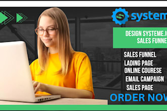 create systeme io sales funnel systeme io landing page