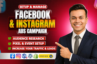 manage fb and ig ads campaign, run meta ads, and boost shopify sales and leads