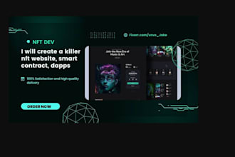 develop minting website, smart contract, nft marketplace, staking dapp, web3 js