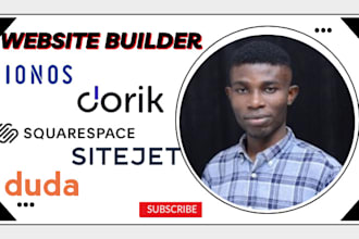 design ionos website, squarespace, sitejet, duda, dorik, brizy, smugmug, pixpa