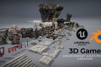 create stunning 3d assets for your virtual space, metaverse or game environment