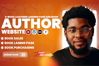 design author website, ebook website, book author website, ebook landing page