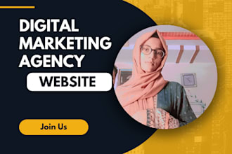 develop a digital marketing agency website, business website