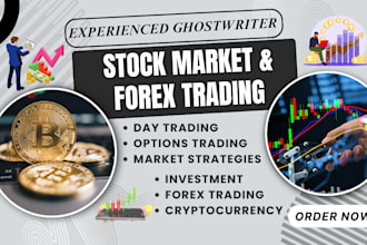 create udemy online course content, stock market, forex, crypto, trading course