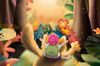 make original story book design and book cover