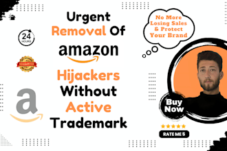 do amazon hijacker removal from amazon listing in 24hrs without trademark