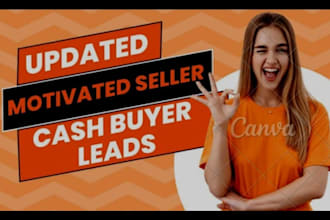 provide you active cash buyers and motivated sellers