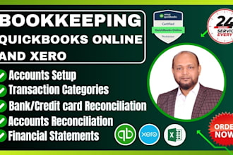 do expert bookkeeping with quickbooks online and xero