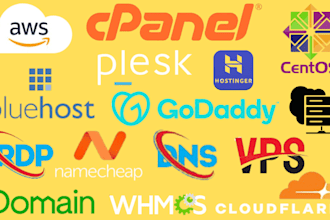 fix issues on cpanel, whm, domain, mail, plesk, godaddy, linus, wordpress issues