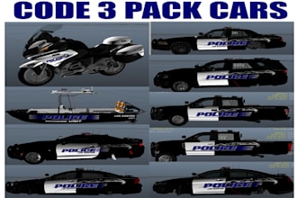 design custom livery of police, ems, cars of fivem