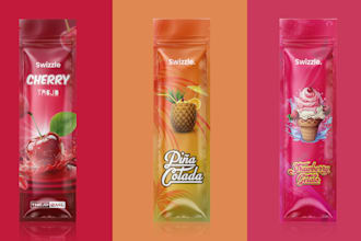 design cbd label, product label design and packaging design