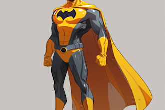 draw your favorite character or superhero and design