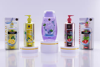 do skin care cosmetic product label and packaging design