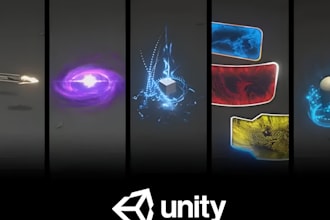 create vfxs and shaders, using unity vfxs, and shader graphs, skybox for game