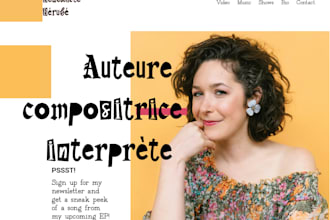 a website for artist
