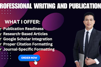 research, write, and publish increase your article in a high quality journal