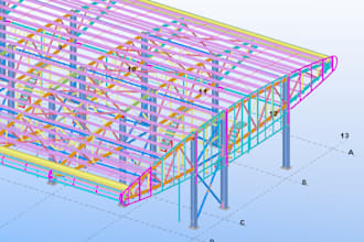 do your steel structure detailing using tekla
