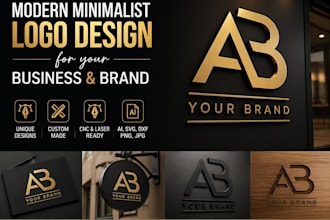design modern signage, cnc cut logo and shop sign