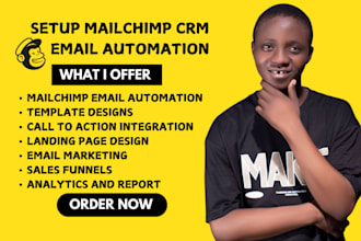 set up mailchimp email marketing mailchimp crm mailchimp landing page for you