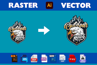 vector trace your logo or image use adobe illustrator
