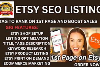 do etsy seo listing etsy sales etsy product listing etsy rank etsy shop setup