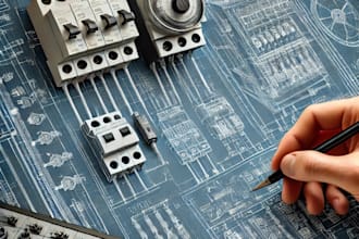 design precise electrical drawings, electrical control and protection systems