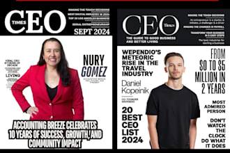 feature you in business magazine with cover article and ig post
