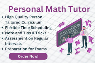 be your personal calculus, geometry, discrete and algebra tutor