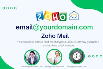 setup zoho mail, business email configuration with your domain