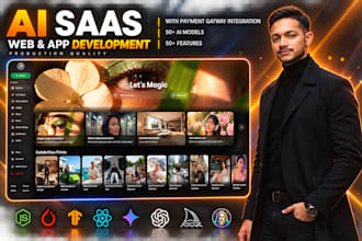 ai saas website, ai web app and ai chatbot platform