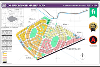 design a town, estate, or housing layout plan for your land