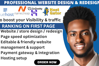 do godaddy website design wordpress hostinger hostgator namecheap bluehost ionos