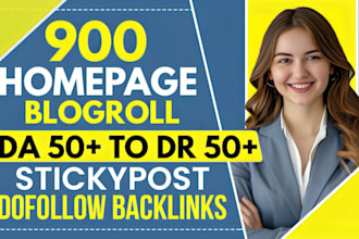 da50 plus dofollow permanent sidebar homepage backlinks