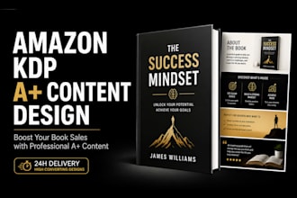 design amazon kdp a plus content for your KDP book, ebc design