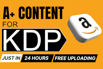design amazon kdp a plus content for your KDP book, ebc design