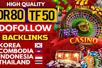do high DR 80 and high tf 50 dofollow seo backlinks for website ranking