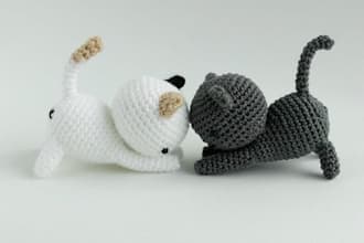 amigurumi crochet pattern step by step PDF picture video tutorial etsy labubu