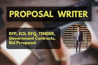 write technical proposal or response to rfp, tender