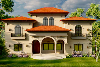 make any architecture floorplan interior exterior via sketchup and revit