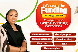 grant research, grant writing, grant proposal, nonprofit, business plan