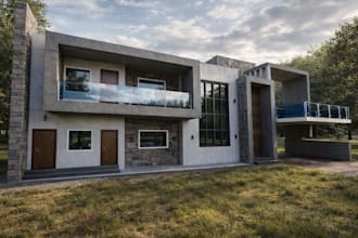 do exterior and interior visualization