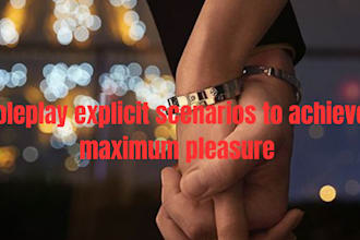 roleplay explicit scenarios to achieve maximum pleasure