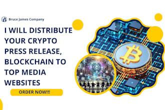 distribute your crypto press release, blockchain to top media websites
