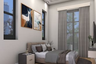 do interior design, sketchup modelling and virtual rendering