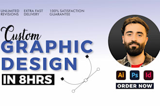 adobe illustrator and photoshop graphic design services in pdf, ai, eps formate