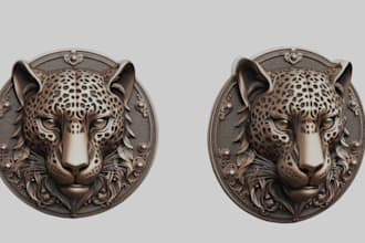 sculpt custom 3d coin, bas relief cnc coin, 3d coin model, 3d sculpting, 3d head