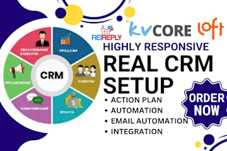 setup real estate crm follow up  kvcore podio chime lofty liondesk crm rei reply